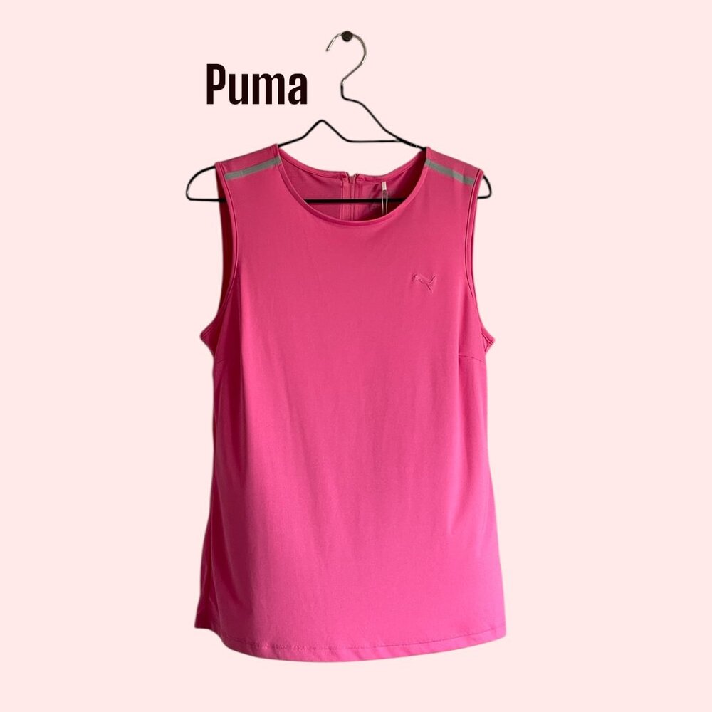 Puma Woman Sleeveless Golf Polo – NWT, Size L, Moisture-Wicking Performance